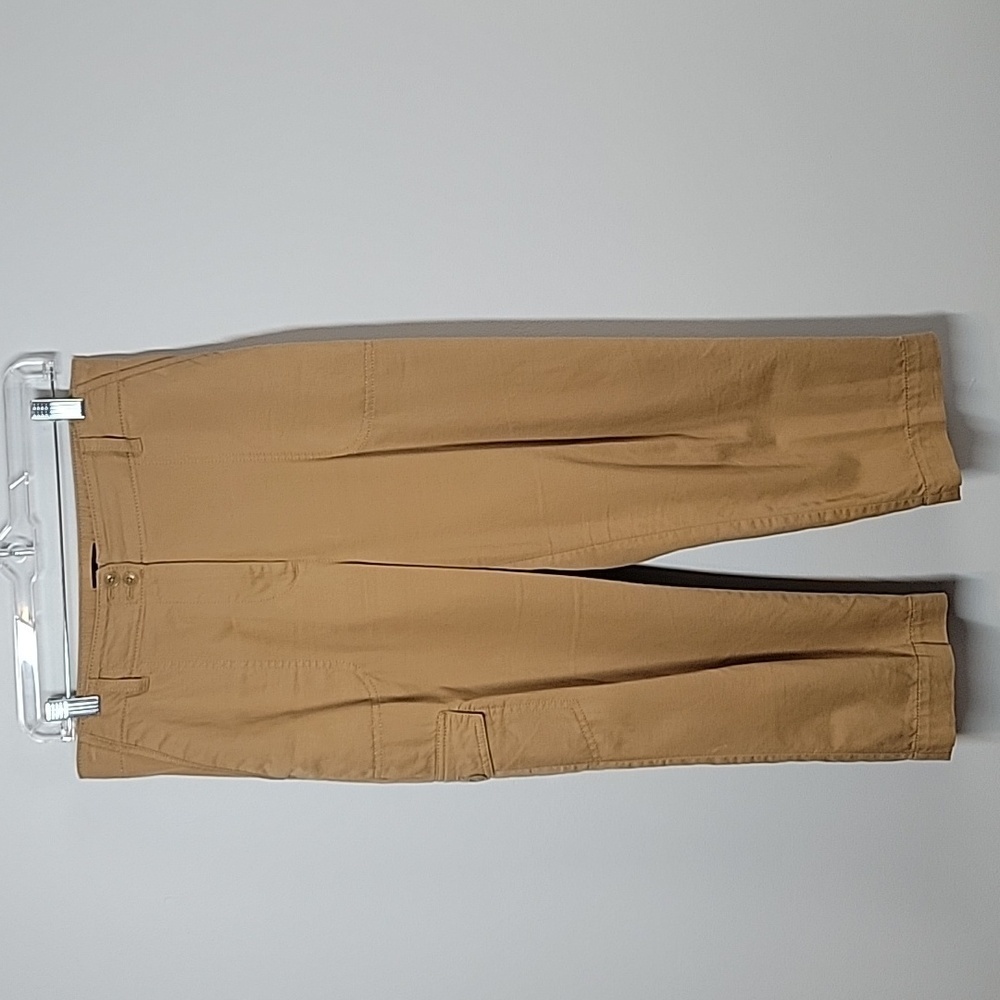 Talbots supersoft cargo pant Crop Beige tan